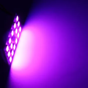 RGBW 15 LED Automobilio Salono Atmosferą Dome Skaitymo Šviesos Lemputė su Nuotolinio Valdymo kelių spalvų valdomų automobilių žibintai
