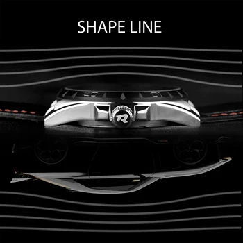 RIMCH 3D Projektavimo Žiūrėti Vyrų Sporto Vandeniui Automobilio Ratlankio Stebulės Žiūrėti Kvarcinis Laikrodis Relogio Masculino