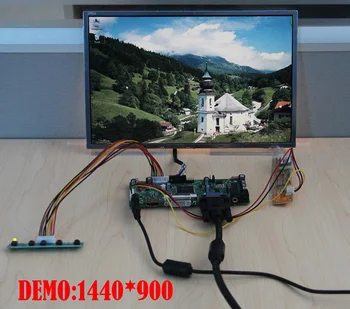 Rinkinys LTN141XB-L02 1 lempos LVDS VGA Signalas 30pin Valdiklio plokštės Ekrano Vairuotojo Panelė 1024X768 DVI HDMI 14.1