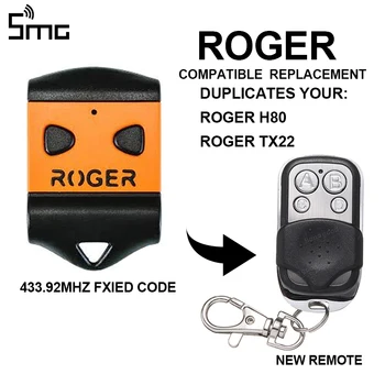 ROGER H80 TX22 nuotolinio valdymo 433.92 mhz ROGER garažo vartų nuotolinio valdymo pultas su baterija