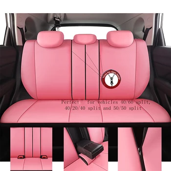 Rožinė Automobilių Sėdynės Padengti Rinkiniai Mergaitėms, Moterims, Auto reikmenys 
