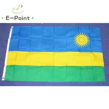Ruandos Nacionalinių Šalies Vėliava 2ft*3ft (60*90cm) 3ft*5ft (90*150cm) Dydis Kalėdų Dekoracijas Namų Vėliavos Banner