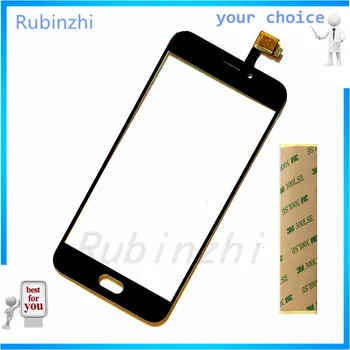 RUBINZHI Moible Telefonas Palieskite Jutiklį UMi Plius Touchscreen Pakeitimo Touch Panel Priekinis Stiklas, skaitmeninis keitiklis Dalys Touchpad+3M juosta