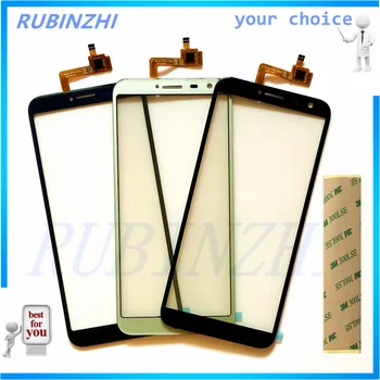 RUBINZHI Telefonas, Touch Ekranas skaitmeninis keitiklis Priekinio Stiklo Touch Panel Jutiklis DEXP Ixion G155 Touchscreen Pakeitimas Su Juosta