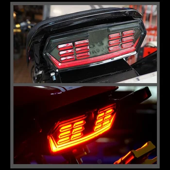 Rūkyti LED Stabdžio Uodegos Šviesos Integruota Motociklo Posūkio Žibintas Honda Grom MSX 125 MSX125 CTX700 CBR650F YG-125