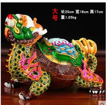 Samanų Codactyl keramikos keramikos dragon vėžlys lobis baldai apsaugos drakono galvą vėžlys dydžio namų žaislas vienetų