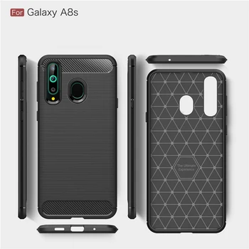 Samsung Galaxy A8S Atveju Minkšto Silikono Coque Telefono dėklas Samsung Galaxy A9 Pro Dangtelį Galaxy A8S 
