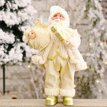 Santa Claus Lėlės, Papuošalai Nuolatinis Laikysena Kalėdų Senelio Lėlės, Papuošalai Naujų Santa Claus Papuošalai Lėlės, Papuošalai 30*20cm