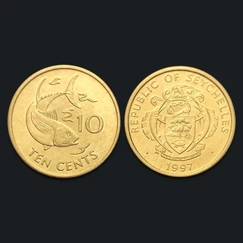 Seišelių 10 Centų Originali Originalus Monetų Realių Išdavimą, Rinkimo Monetos Unc Afrika