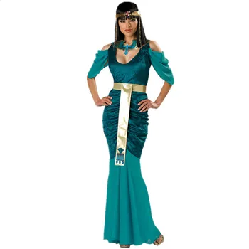 Seksualus Graikų Deivė Kostiumas Helovinas Egipto Princesė Kleopatra Cosplay Maskuotis Išgalvotas Suknelė