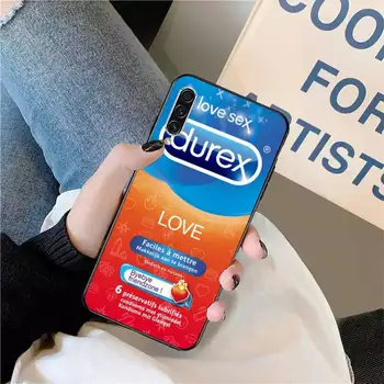 Seksualus prezervatyvas markės Durex dėžutės Telefono dėklas Samsung galaxy S 9 10 20 10 21 30 31 40 50 51 71 s 20 pastaba j 4 2018 plius