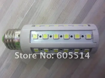 [Septynių Neon]Nemokamas pristatymas 220V 44leds 7W balta/šiltai balta 5050 SMD LED Kukurūzų Lemputė Lemputė E27/E26/B22/E14 led kukurūzų lemputė