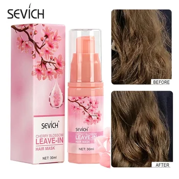 Sevich Sakura Leave-in Plaukų Kaukė Maitina Galvos odą, Remontas Sausų Pažeistų Keratino Plaukų Gydymo Slaugos Glicerolio Šukuosenos Plaukų Priežiūra