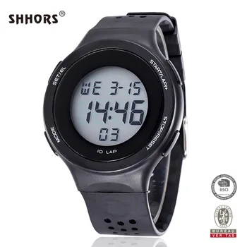 Shhors Žiūrėti Vyrams, Skaitmeniniai Laikrodžiai Vyrų Mados Karinės Sporto Laikrodžiai LED Elektroninis Laikrodis Silikoninė Žiūrėti Reloj Hombre 2020 m.