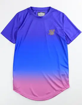 SikSilk Violetinės, Mėlynos ir Rožinės spalvos Išnyks vyriški T-Shirt