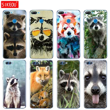 Silikono Padengti telefoną Atveju Huawei Honor 10 V10 3c, 4C, 5c 5x 4A 6A 6C pro 6X 7X 6 7 8 9 LITE raudonasis Meškėnas, panda fox gyvūnų