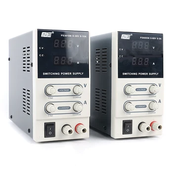 Skaitmeninis Reguliuojamas DC Maitinimo Laboratorija Telefono impulsinis Maitinimo šaltinis 30 V 60V 10A ir 5A Baterijos Įkrovimo SROVĖS DC Varikliai, Ventiliatoriai