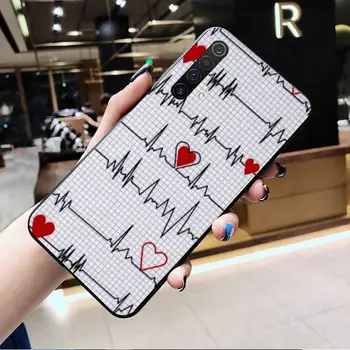 Slaugytoja, Medicinos Medicina, Sveikata Širdies Bling Mielas Telefoną Atveju KOLEGA Realme 6 Pro Realme C3 5 Pro C2 RENO2-Z A11X