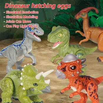 Smart Paliesti Dinozaurų Kiaušinius, Kiaušinių Žaislas Indukcijos Šviesos Muzika, Modeliavimas Dinozaurų Žaislai Vaikams Švietimo Montessori Žaislas