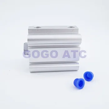 Smc tipas CQ2B/CDQ2B su magnetu pagimdė 100mm eiga 40/45/50/55/60/65/70mm kompaktiškas dvigubo veikimo pneumatinių cilindrų valdymas
