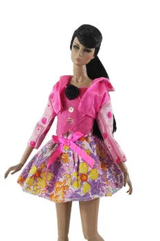 Spalvinga Atsitiktinis Suknelė Apranga Kostiumas Komplektai Barbie, BJD FR SD Lėlės Drabužiai Vaidmuo Žaisti Reikmenys, Žaislai Mergina