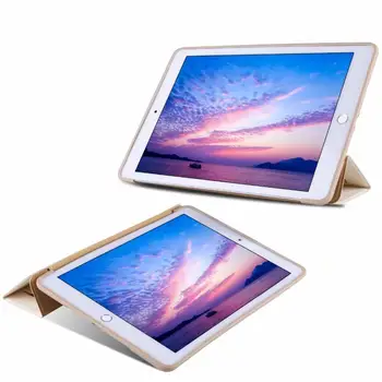 Spalvotas piešimo Atveju Naujas IPad 10.2 colių 2019 7-osios Kartos Flip Folding Stovėti Silikono Minkštas Viršelis iPad 10.2 Funda+rašiklis