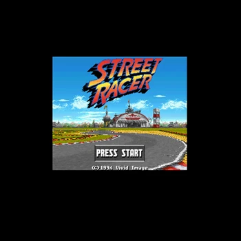 Street Racer 16 bitų Didelis, Pilkos spalvos Žaidimo Kortelę NTSC Žaidėjas Lašas Laivybos