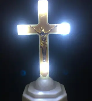 SUMAIŠYKITE Patalpų Jėzaus Kryžiaus Lemputės 4.5 V 7.5*16cm