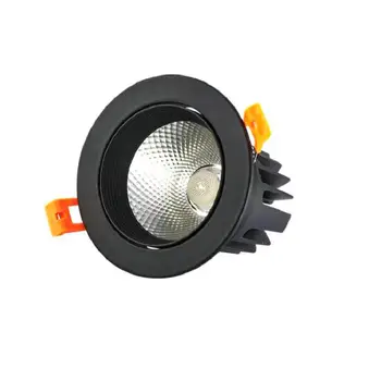 Super Ryškus LED šviesos srautą galima reguliuoti Downlight 12W COB 15W Įleidžiamas LED Spot Šviesos diodų (LED) Apdailos Lubų Lempa AC110V 220V 230V 240V