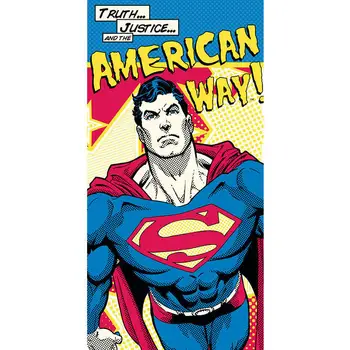 Supermenas rankšluostį DC Amerikos Būdu medvilnės Merchandising rankšluosčiai, antklodės Vaikams Licencijavimo