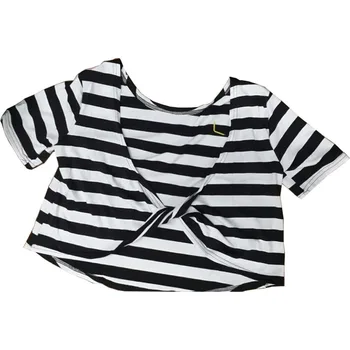 T-shirt Moterims, Naujų 2020 m. Vasaros Mados Stiliaus Kryžiaus Tuščiaviduriai Iš Atsitiktinis Juoda Juostele Trumpi Marškinėliai moteriški Drabužiai Vestidos GZ239