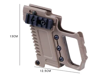 Taktinis Pistoletas Karabinas Rinkinys Glock Airsoft Oro Patrankas tvirtinimas CS G17 18 19 Gun Priedai Apkrovos įtaisas Medžioklė
