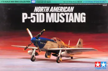 Tamiya 60749 North American P-51D Mustang 1/72 mastelis Rinkinys