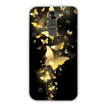 Telefoną Atveju LG K7 Atveju Minkštos TPU Silikono Atvejais, Prabangus Apsauginis galinis Dangtelis, skirtas 