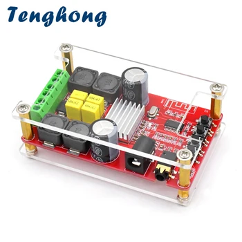 Tenghong Stiprintuvo Valdybos Bluetooth 5.0 Skaitmeninė Galios TPA3116D2 50W*2 Dviejų Kanalų DC12-24V Didelės Galios Amplificador Kristalų Modelis