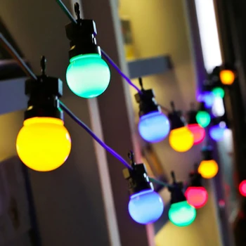 Thrisdar 10/20/30 LED G50 Pasaulyje Styginių Šviesos Lauko Pasaulyje Kamuolys Kalėdų Pasakos Šviesos Girlianda už Kieme Vestuves Dekoras