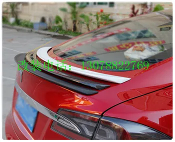 Tinka Tesla Model S modifikuotų anglies pluošto galinis sparnas, galinis spoileris sparno