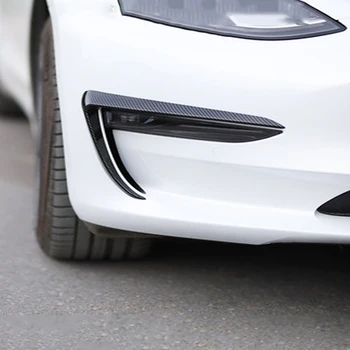 Tinka Tesla model3 priekinis rūko žibintas, kodavimo rėmo dangtis aplinkinių reflektoriai modifikuoti priedai apdaila