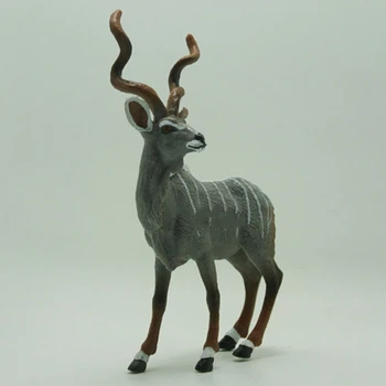 TLAND Laukinė Antilopė Žaislas Miško Gyvūnų Modelio Šeimos Apdailos Vaikų Švietimo Dovana
