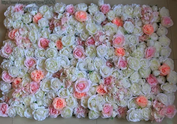 TONGFENG 10vnt/daug Mixcolor Vestuvių 3D gėlių sienos Dirbtinio šilko rožė hydrangea bijūnas runner vestuvių fonas apdaila