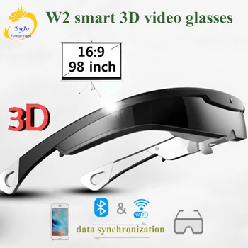 TOPSKY W2 smart 3D vaizdo akinius all-in-one šalmą mobili teatro VR belaidžio mobiliojo telefono sinchronizavimas