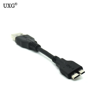 Trumpas 10cm 20cm 30cm 50cm 1ft USB 3.0 Male į USB 3.0 Micro B Kabelis USB 3.0 Micro B Laidą, skirtą Išorinį Kietąjį Diską Diskas HDD
