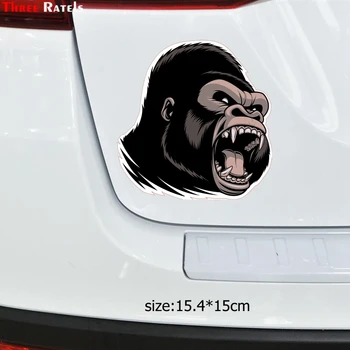 Trys Ratels TZ-1538#15.4*15cm blogio gorila automobilių lipdukai spalvinga juokingas auto lipdukai lipdukas