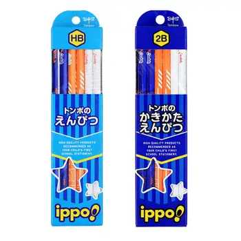 TUNACOCO 12pcs/daug 2B/HB TOMBOW mediniai švino pieštuku Japonijos raštinės reikmenys pieštukų rinkinys, skirtas mokyklos raštinės reikmenys bb1710143