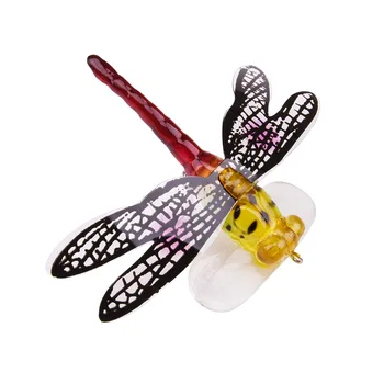 Ufishing 2 vnt/aikštelė 3 D Dragonfly Formos Masalas 5.5 g 7cm Viršų vandens Vabzdžių Žvejybos masalas Kokybės Skristi Žvejybos Masalas Gyvenime, Pavyzdžiui,