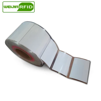UHF RFID plono anti-metalo žymeklį omni-ID IQ600 915m 868m Impinj M4QT 50pcs nemokamas pristatymas spausdinimui sintetinių pasyvus RFID