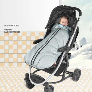 Universalus Baby Sport Miegmaišis Kūdikiui Vežimėlio Priedai Žiemos Vėjo Šiltas Sleepsack Kūdikio Vežimėlis Footmuff