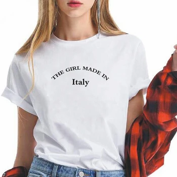Universalus Streetwear marškinėliai Moterims Minimalizmas MERGINA PAGAMINTAS Prancūzijoje Raidė T-shirts Kasdien Atsitiktinis O-kaklo trumpomis rankovėmis Marškinėlius