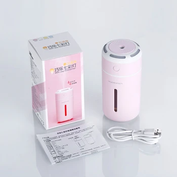 USB Automobilinis Oro Drėkintuvas Aromaterapinis Difuzorius Su LED Šviesos Nešiojamų 230ml Ultragarso Aromatas Automobilių Fogger Rūkas Maker 