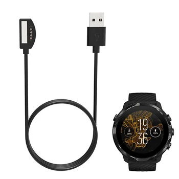 Usb Smart Žiūrėti Dokas Įkroviklis Adapteris Magnetinis USB Įkrovimo Kabelis Bazės Laido Viela, Skirtas Suunto 7 Smartwatch Priedai
